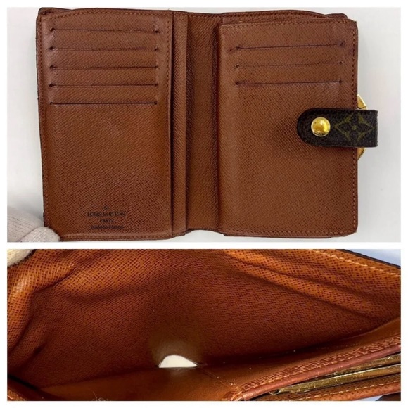💯AUTHENTIC LOUIS VUITTON Monogram Porte Monnaie Billets Viennois Bifold Wallet - Picture 8 of 10